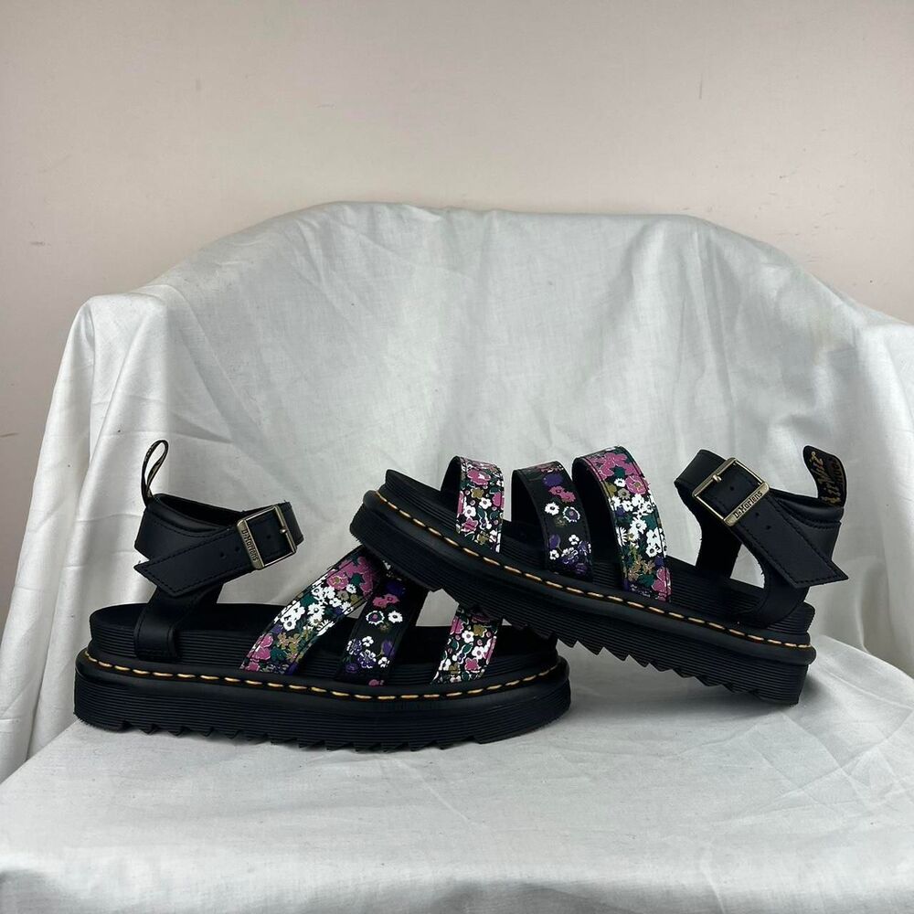 Dr. Martens Blaire Hydro Floral Sandals Size 9